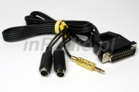 Rigexpert kabel fabryczny, znakowany ładnymi żółtymi etykietami, co-do-czego podłączyć